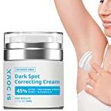 Skin Whitening Cream Lightening Cream For Body Intimate Area, Underarms, Armpit, Knees, Elbows and Inner Thigh, Dark Spot Remover Corrector Cream For Body All-Natural Designed by USA