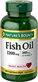 Nature's Bounty Fish Oil, Supports Heart Health, 1200 Mg, Rapid Release Softgels, 200 Ct