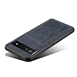 HXY for Google Pixel 6A 2022 Case, Slim PU Leather Wallet Case Credit Card Slot Holder Lightweight Protective Case with Kickstand for Google Pixel 6A 2022 (Gray)