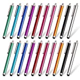 homEdge Stylus Set of 20 Pack, Universal Capacitive Touch Screen Stylus Compatible with iPad, iPhone, Samsung, Kindle Touch, Compatible with All Device with Capacitive Touch Screen  10 Color