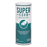 Fresh Products FRS 6-14-SS Super-Sorb Liquid Spill Absorbent, Powder, Lemon-Scent, 12 Oz. Shaker Can, 6/box