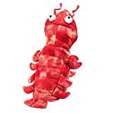 Mogoko Dog Cat Lobster Costume, Pet Halloween Cosplay Dress, Puppy Red Hoodie Warm Outfits Clothes(S Size)