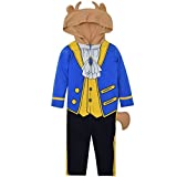 Disney The Beast Prince Baby Boys' Costume Coverall with Hood, Blue, 18-24 Months