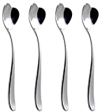 Alessi, Set 4 Biglove Ice Cream Spoons, Set Of 4, One size, Silver