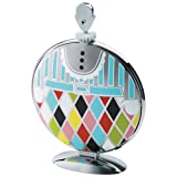 Alessi"Fatman" Folding Cake Stand in 18/10 Stainless Steel Mirror Polished With Decoration, Multicolor