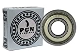 (10 Pack) PGN - 6000-ZZ Shielded Ball Bearing - C3-10x26x8 - Lubricated - Chrome Steel