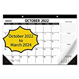 Desk Calendar 2022-2023 -October 2022 to March 2024,18-Month Large Desk/Wall Calendars,17''X 12'',Perfect for Planning and Organizing Your Home, School or Office.