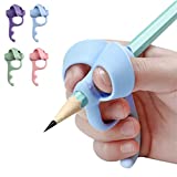 4 Pieces Pencil Grips Trainer for Both Left-Handed and Right-Handed, Kids Handwriting Aid Correction Tool for Preschool Homeschool Kindergarten Classroom