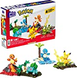 Mega Pokemon Kanto Region Team Building Set with 130 Bricks and Special Pieces, Toy Gift Set for Ages 6 and Up