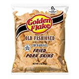 Golden Flake Pork Rinds, Original  Keto Friendly Snack with Zero Carbs per Serving, Light and Airy Pork Skins with the Perfect Amount of Salt, 3 Oz - Pack of 16