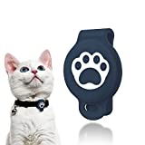 Case for Apple AirTag Pet Tracker Pet Anti-Lost Finder Dog Cat Collar Accessories Backpacks Cameras Purses Bicycles Suitcases Travel Accessories (Blue), 2.24x1.46x0.6 inch