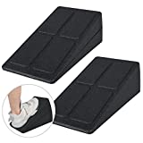 Slant Board for Calf Stretching, 3pcs Physical Therapy Equipment with 5 Adjustable Angles Non-Slip Foam Board, 480 lbs Capacity Squat Wedge for Home Exercise, Plantar Fasciitis and Foot Stretching
