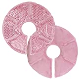 Breast Therapy Pads Breast Ice Pack, Hot Cold Breastfeeding Gel Pads, Boost Milk Let-Down with Gel Bead Pads, 2 Count