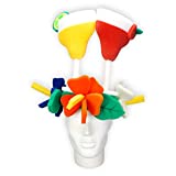 FOAM PARTY HATS Mexican Fiesta + Festival Sombrero Cinco De Mayo Silly Funny Party Hat Costume Decorations, Margaritas & Hibiscus