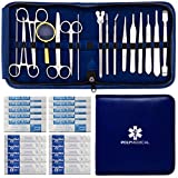 Advanced Dissection Kit - 37 pieces total. High Grade Stainless Steel Instruments perfect for Anatomy, Biology, Botany, Veterinary and Medical Students - By Poly Medical.