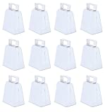 Beistle 12-Pack Cowbells, 4-Inch, White