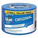 ScotchBlue ORIGINAL Painters Tape, Multi-Use, 0.94-Inch by 60-Yards, Value Pack, 3 Rolls