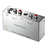 Phono Turntable Preamp, Phono Preamp for Turntable, Record Play, Mini Electronic Audio Stereo Phonograph Preamplifier with RCA Input, RCA/TRS Output, Phono Preamp with 12 Volt DC Adapter