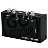 GOgroove Mini Phono Turntable Preamp Preamplifier with 12 Volt DC Adapter, RCA Input for Vinyl Record Player - Compatible with Audio Technica, Crosley, Jensen, Pioneer, 1byone and More Turntables