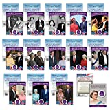 Queen Elizabeth II 2022 Platinum Jubilee Premium Commemorative 14-Card Set Featuring Queen Elizabeth II Meetings with U.S. Presidents