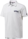 adidas Golf Men's Ultimate 365 USA Edition Solid Polo, X-Large, White
