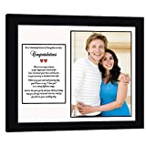Wedding Gift for Son and Daughter-in-Law, Poem Card Frame, Add 5x7 Inch Photo