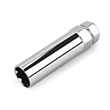 Dynofit 7 Spline Tuner Lug Nuts Key for Wrench with 13/16"(21mm) and 7/8"(22mm) Hex, Lugnuts Chrome Socket Replacement Tool for 14x1.5, 14x2.0, 9/16" Lug Nut 1 Year Warranty