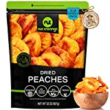 Sun Dried California Peaches, No Sugar Added (32oz - 2 LB) Packed Fresh in Resealable Bag - Sweet Dehydrated Fruit, Snack Treat - Healthy Food, All Natural, Vegan, Kosher Certified