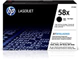 Original HP 58X Black High-yield Toner Cartridge | Works with HP LaserJet Enterprise M406dn, HP LaserJet Enterprise MFP M430f, HP LaserJet Pro M404 Series, HP LaserJet Pro MFP M428 Series | CF258X