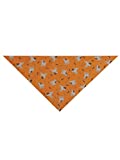 Insect Shield Repellant Dog Bandana for Protecting Dogs from Fleas, Ticks, and Mosquitoes, Dogs & Bones, Orange, 1 Count (Pack of 1) (IE9412 69), 19 by 19-Inch