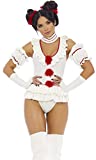 Forplay Women's Let's Play a Game Sexy Movie Clown Character Costume Adult Costume, -white, S/M