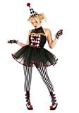 Twisted Clown Costume for Women Large Black