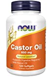 Castor Oil 650mg 120 Softgels (Pack of 2)