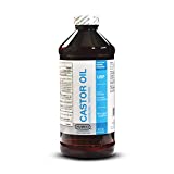 Castor Oil 16oz USP Food Grade Ultra Pure - Skin Healing Stimulate Growth of Hair Eyelashes Eyebrows - Cold Pressed Hexane Free Tasteless Odorless - Laxative For Constipation Labeled For Internal Use