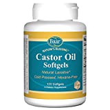 Baar Castor Oil Softgels Natural Laxative with Fennel Oil