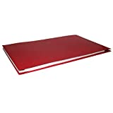 11x17 Report Cover Pressboard Binder | Paperboard Panels Includes Fold-Over Metal Fastener | Tech Red Single Unit