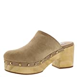 Steve Madden Women's Brooklyn-1 Mule, Taupe Suede, 9