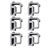 vikofan 6Pcs Truck Cap Mounting Clamps Camper Shell clamp Fit for Chevy Silverado Sierra 1500 2500 3500,Dodge Dakota Ram 1500 2500 3500, F150 F250,Toyota Tundra