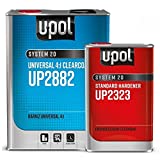 U-Pol 2882-Kit-STD U-POL Overall Clear Urethane Clearcoat Universal Clear 4:1 Standard Kit European Style Clearcoat w/Nanoparticulate Technology