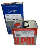 U-Pol 2812 Clear System 2081 Hs Coat Paint, 5 Liter, with 2.5 Liter Hardener (MEDIUM HARDENER)