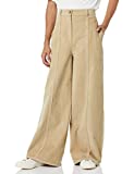 Making the Cut Season 3 Episode 4 Deconstructed Wide Leg Corduroy Pant Inspired by Yannik's Winning Look, Stone, M