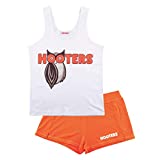 Hooters Outfit for Women Halloween Costume, Party Attire or Dress Up Tank / Short Set Officially Licensed By Ripple Junction Large