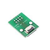 uxcell FFC FPC 8 Pin 0.5mm 1mm Pitch to DIP 2.0mm PCB Converter Board Couple Extend Adapter