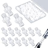 AIEX 30pcs Syringe Adapter, Female Luer Syringe to Syringe Transfer Joint Lock Connector to Syringe Coupler Adapter Lock Connector Kit