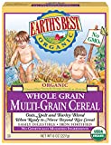 Earth's Best Organic Infant Cereal, Whole Multi-Grain, 8 oz. Box (Pack of 12)