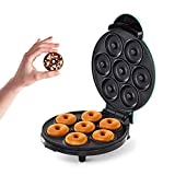 DASH Mini Donut Maker Machine for Kid-Friendly Breakfast, Snacks, Desserts & More with Non-stick Surface, Makes 7 Doughnuts - Aqua