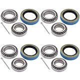 ApplianPar Pack of 4 Trailer Hub Bearings Kit L68149 L44649 for 3500 1.719 inch Spindle 84 Axle