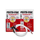 Froth-Pak 650 Spray Foam Insulation, 15 ft Hose. Improved Low GWP Formula. Insulates Cavities, Penetrations & Gaps Up to 2" Thick. Yields Up to 650 Board ft. Two Component, Polyurethane, Closed Cell