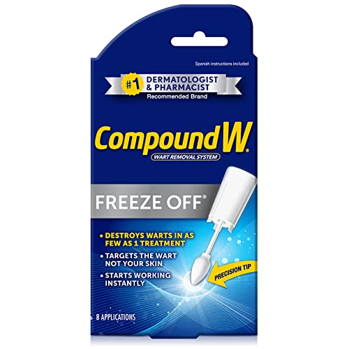 Compound W Freeze Off Remover, 8 Applications, White, 1 Count