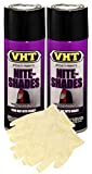VHT Nite-Shades Lens Cover Translucent Black Paint (10 oz) Bundle with Latex Gloves (6 Items)